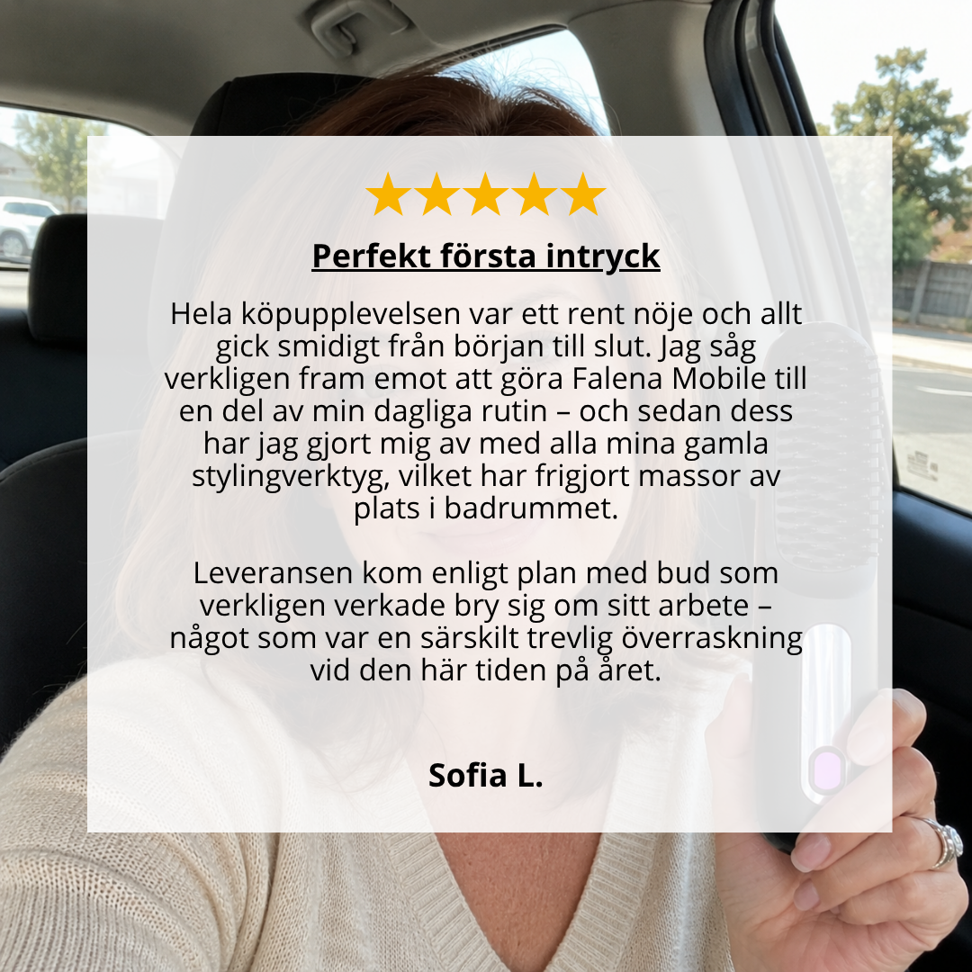 FALENA Mobile – Bärbar Borstplattång 2-i-1