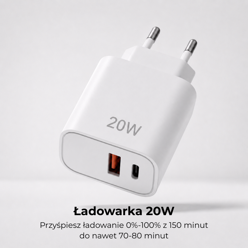 Szybka ładowarka 20W – Zwiększ szybkość ładowania